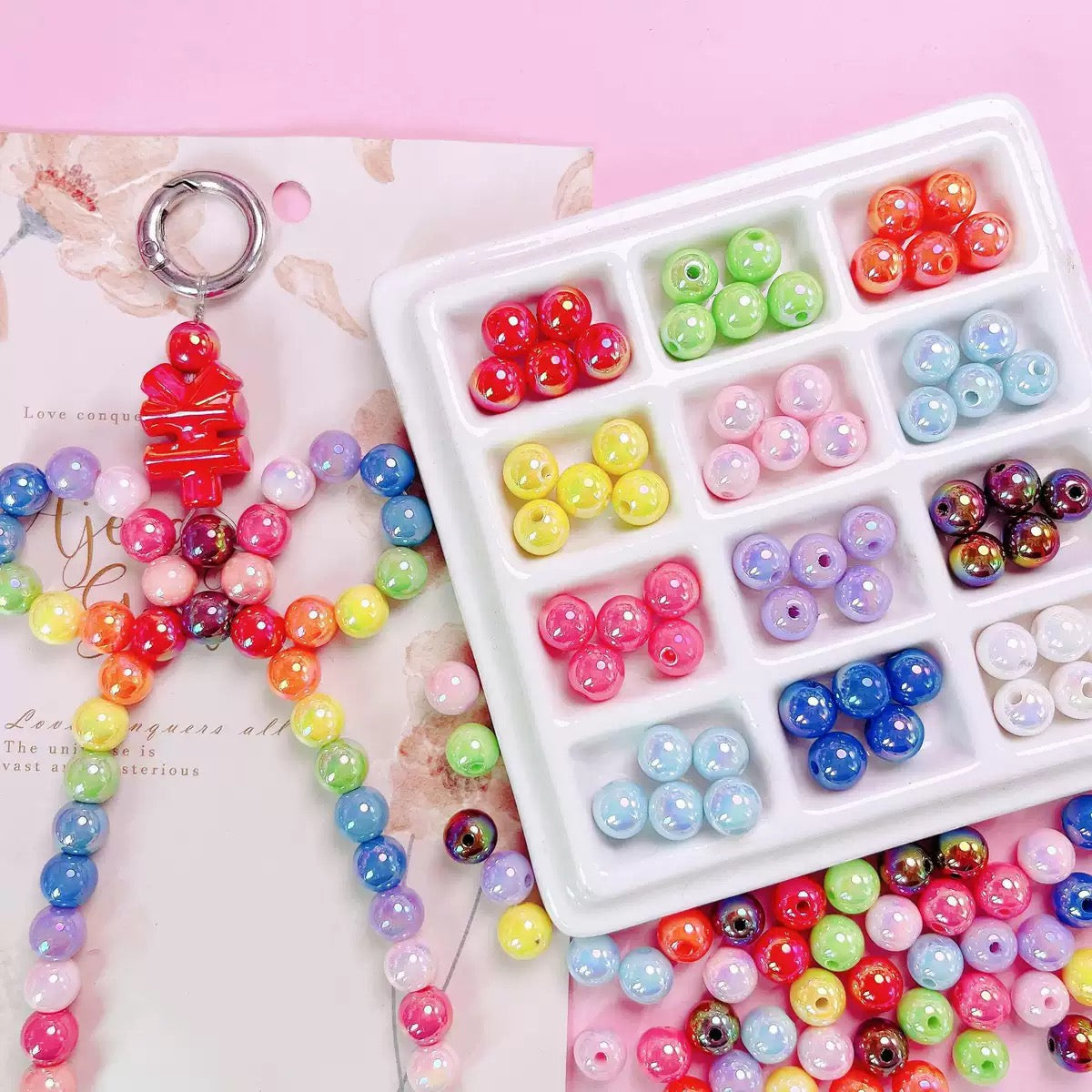 Luxury Acrylic Beads Lucky Bags for DIY- TikTok Live Opening