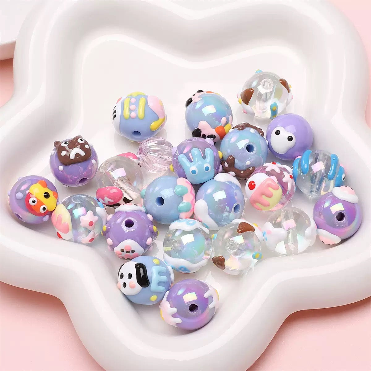 Luxury Acrylic Beads Lucky Bags for DIY- TikTok Live Opening