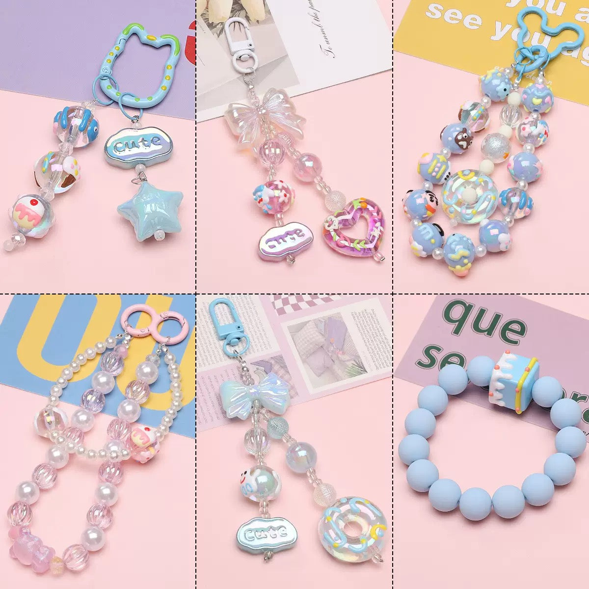 Luxury Acrylic Beads Lucky Bags for DIY- TikTok Live Opening