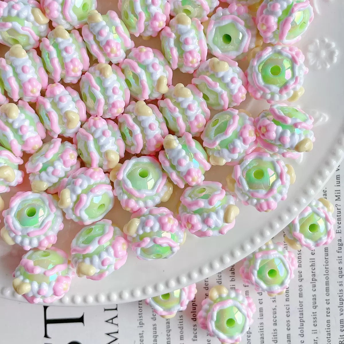 Luxury Acrylic Beads Lucky Bags for DIY- TikTok Live Opening