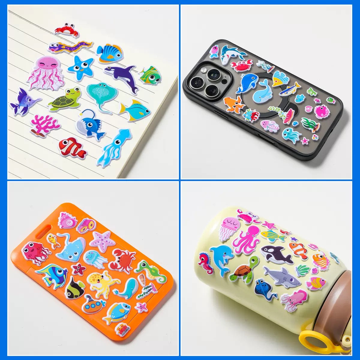 混合款ステッカー 豊富デザイン 可愛らしいフォーム & 滴胶ステッカー&フォームステッカー