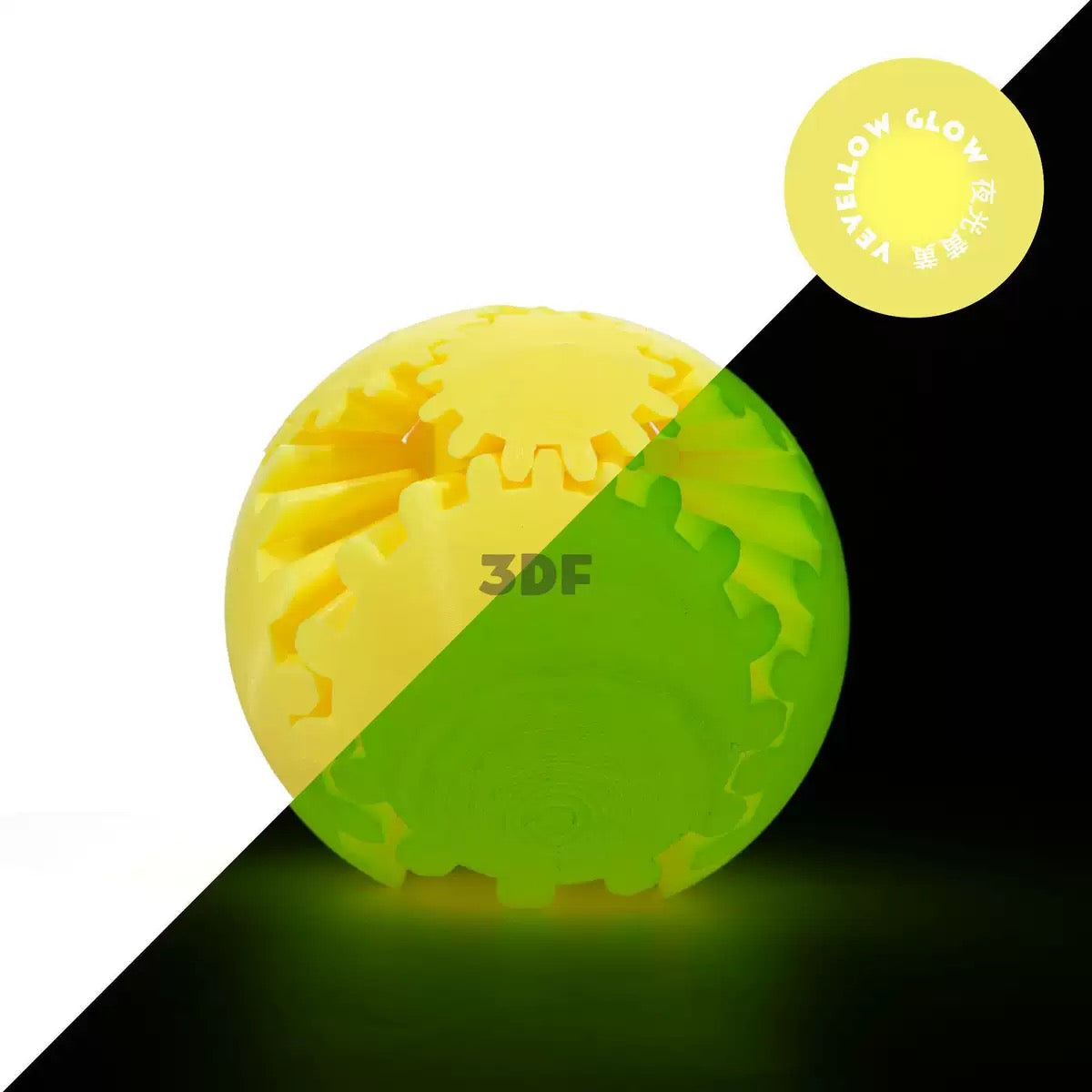 3D ギアフィジットボール - ストレス解消＆ブレイントレーニングトイ、持ち運び可能な静音フィジットツールで不安緩和 (8 才以上)